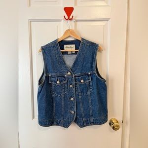 Eddie Bauer 90’s Vintage Women’s Denim Vest